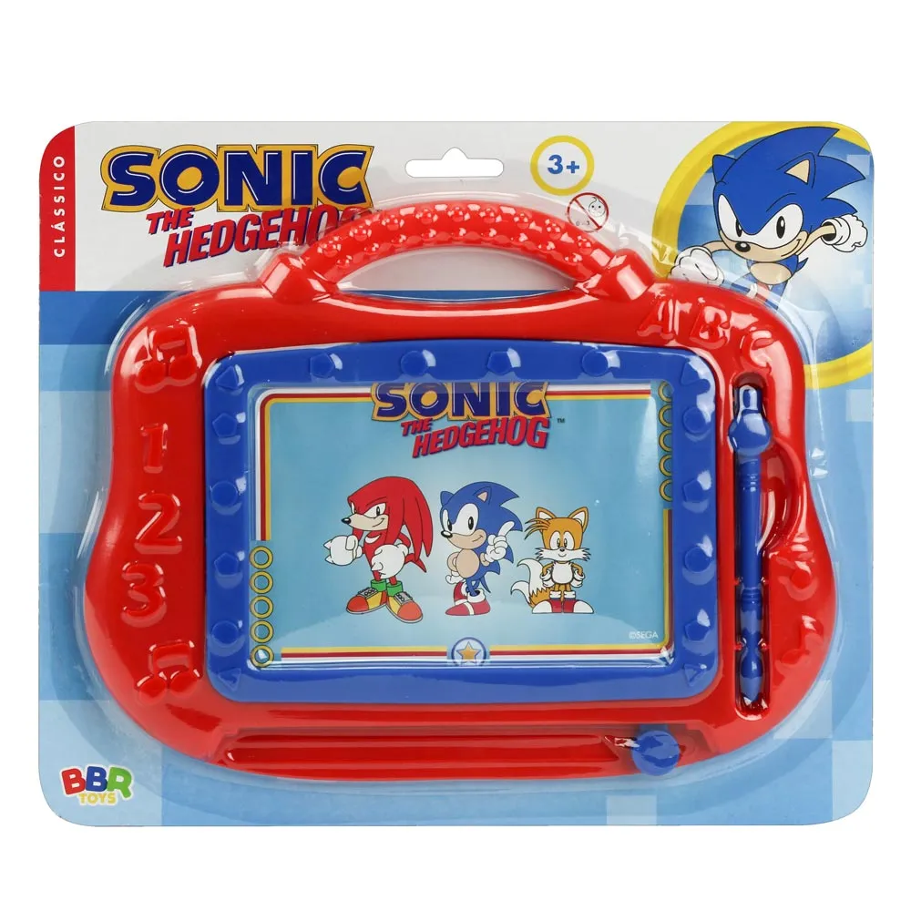 Lousa Mágica BBR Toys Sonic The Hedgehog Cores Sortidas