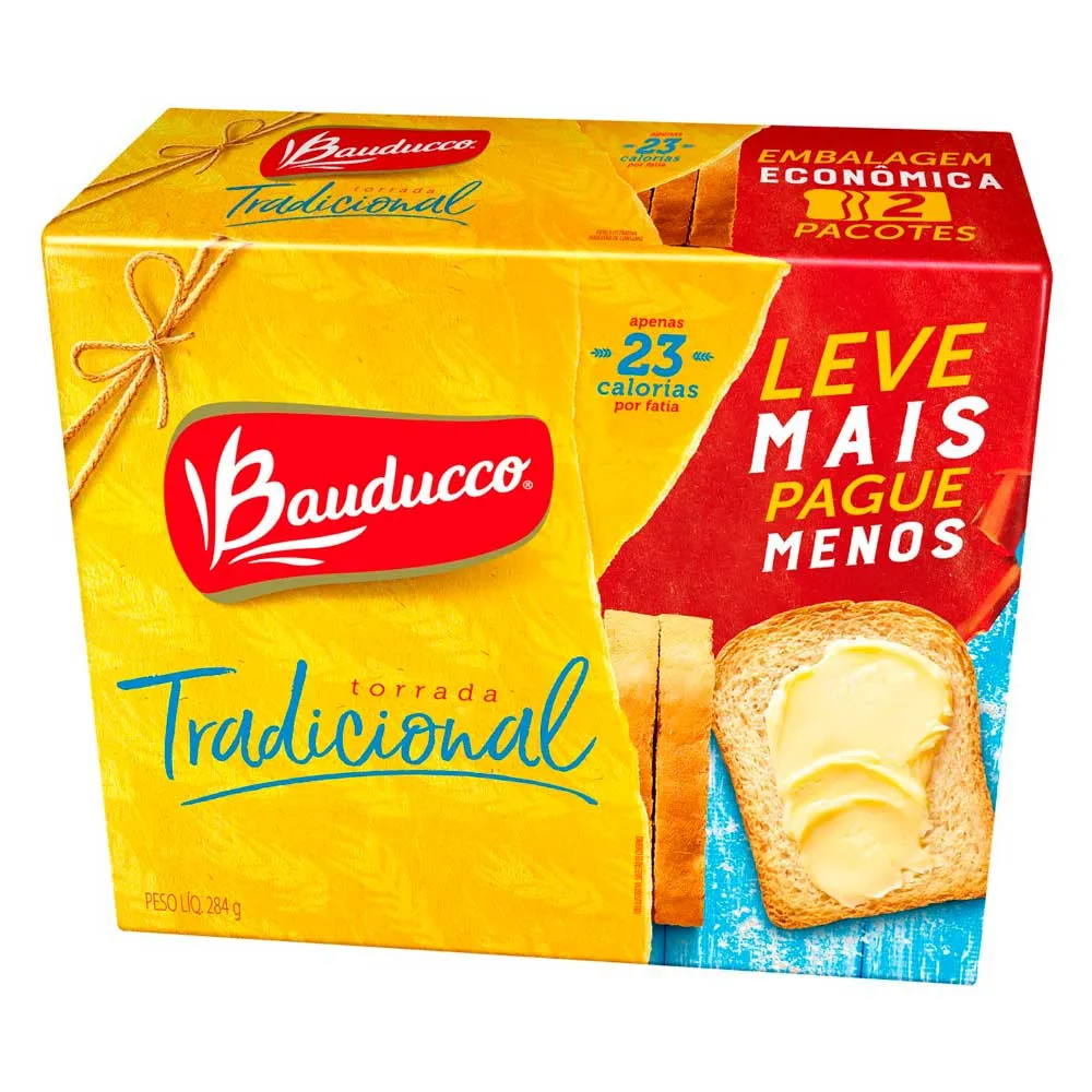 Torrada Bauducco Tradicional 284g