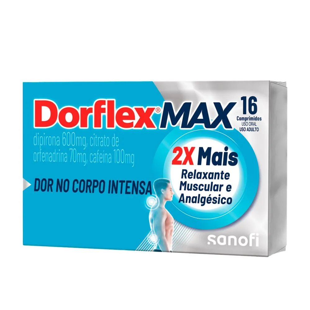Dorflex Max Analgésico com 16 Comprimidos