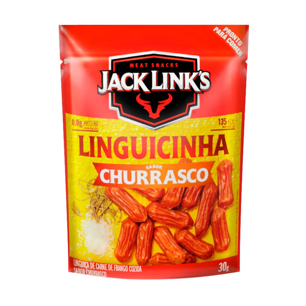 Linguicinha Jack Link's Sabor Churrasco Sachê 30g