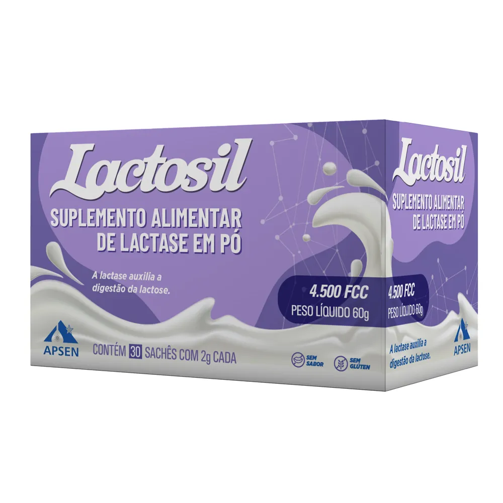 Lactosil 4.500 FCC com 30 Sachês de 2g cada