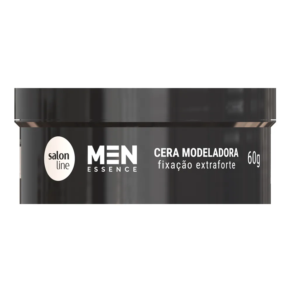 Cera Modeladora Men Essence Salon Line Fixação Extraforte 60g Pote