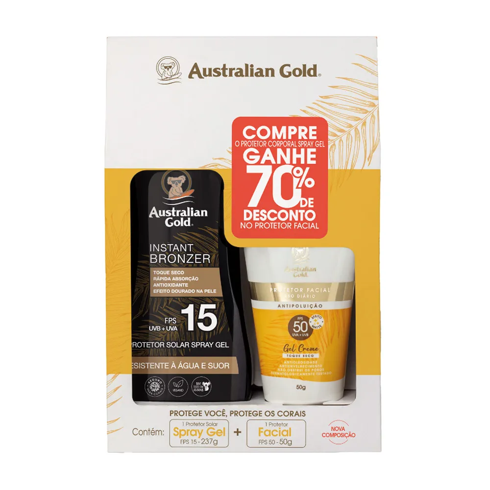 Kit Australian Gold Protetor Solar 1