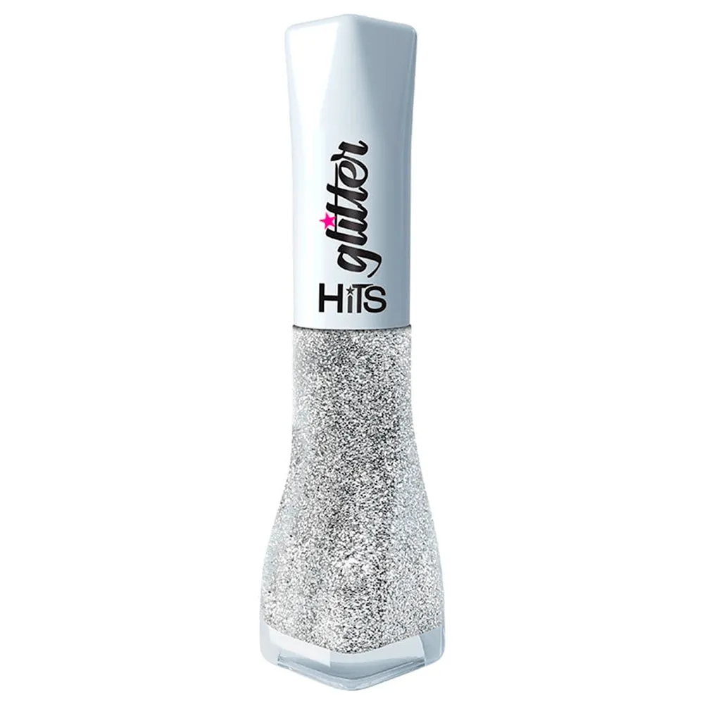 Esmalte Hits Glitter 5Free Cor Santiago 8ml Frasco