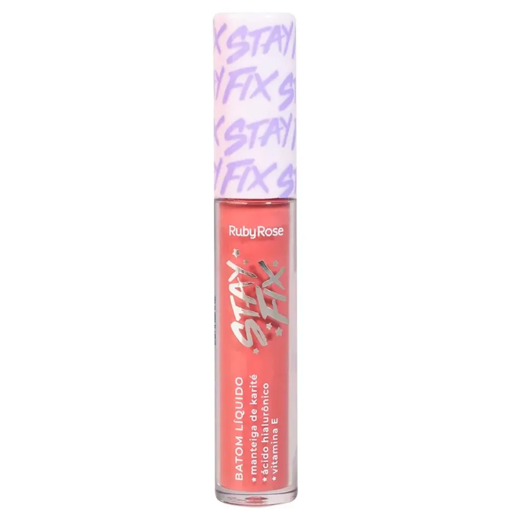 Batom Líquido Roby Rose Stay Fix Matte HB569 Cor Cs50 Rana 3,2ml