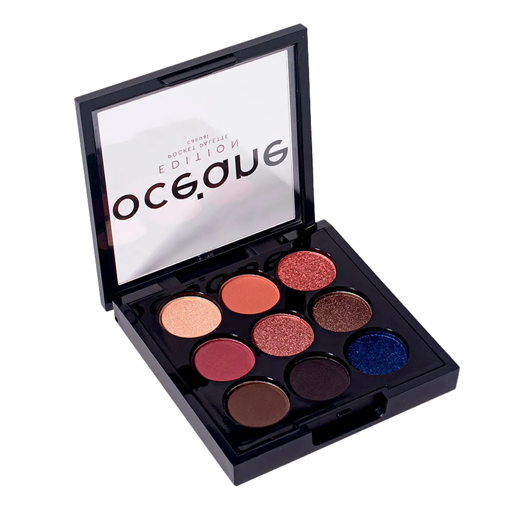 Paleta de Sombras Océane Edition Pocket Palette Casual 7g Embalagem lado