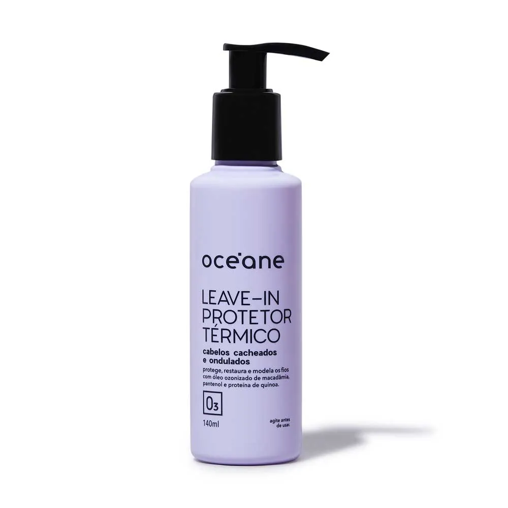 Leave-in Oceane Protetor Térmico para Cabelos Cacheados e Ondulados 140ml