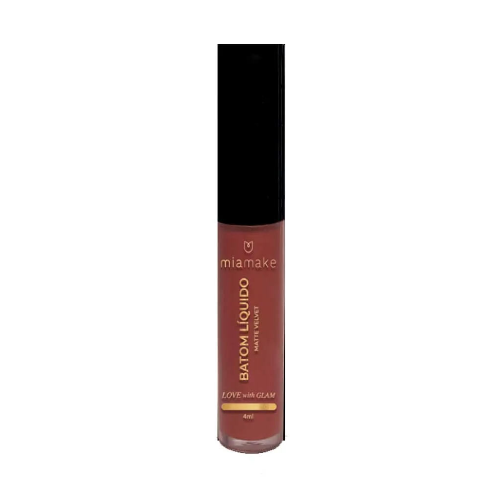 Batom Liquido Matte Velvet Miamake Love With Glam 02 Veneno 4ml