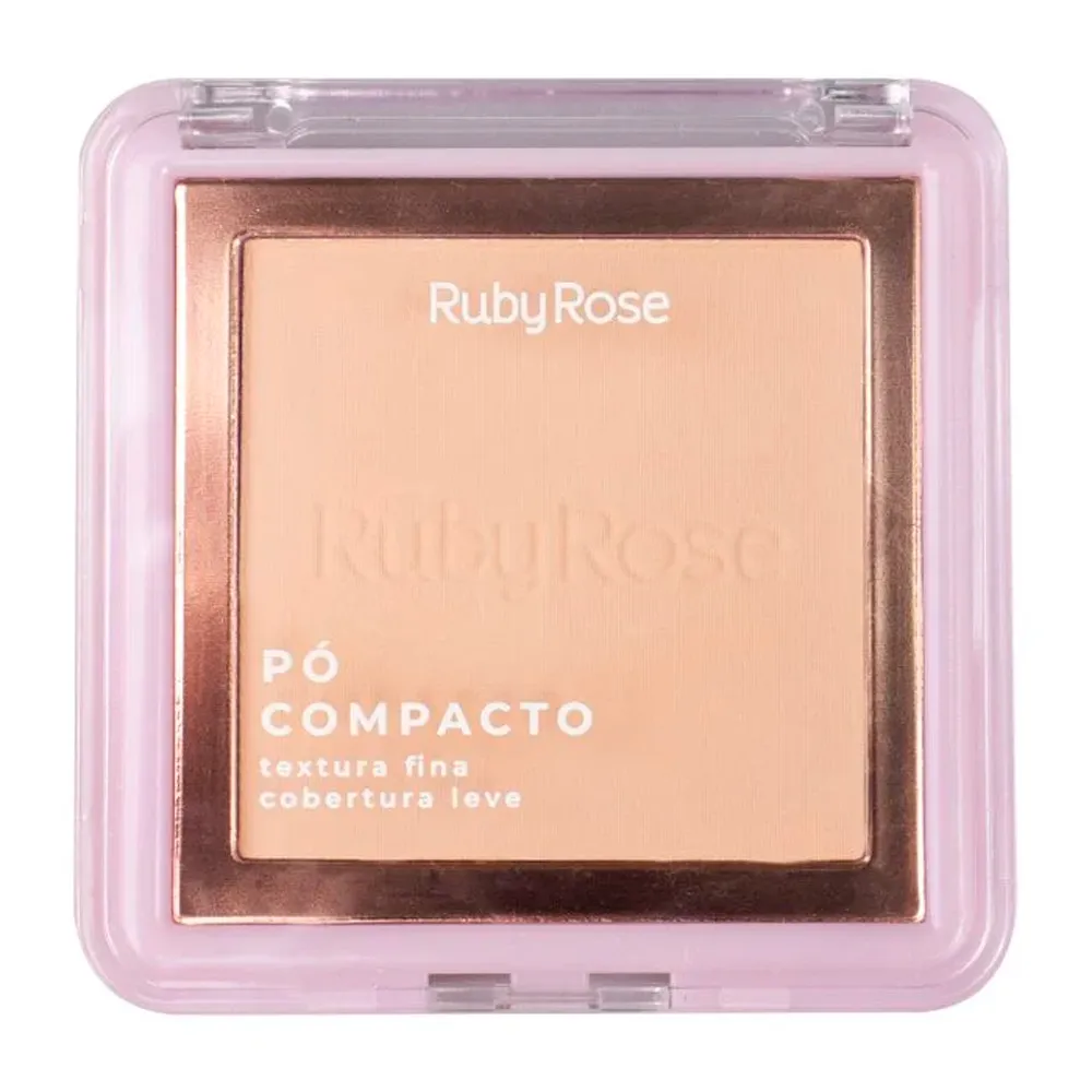 Pó Compacto Ruby Rose HBF8581 Cor Pc10 7,5g