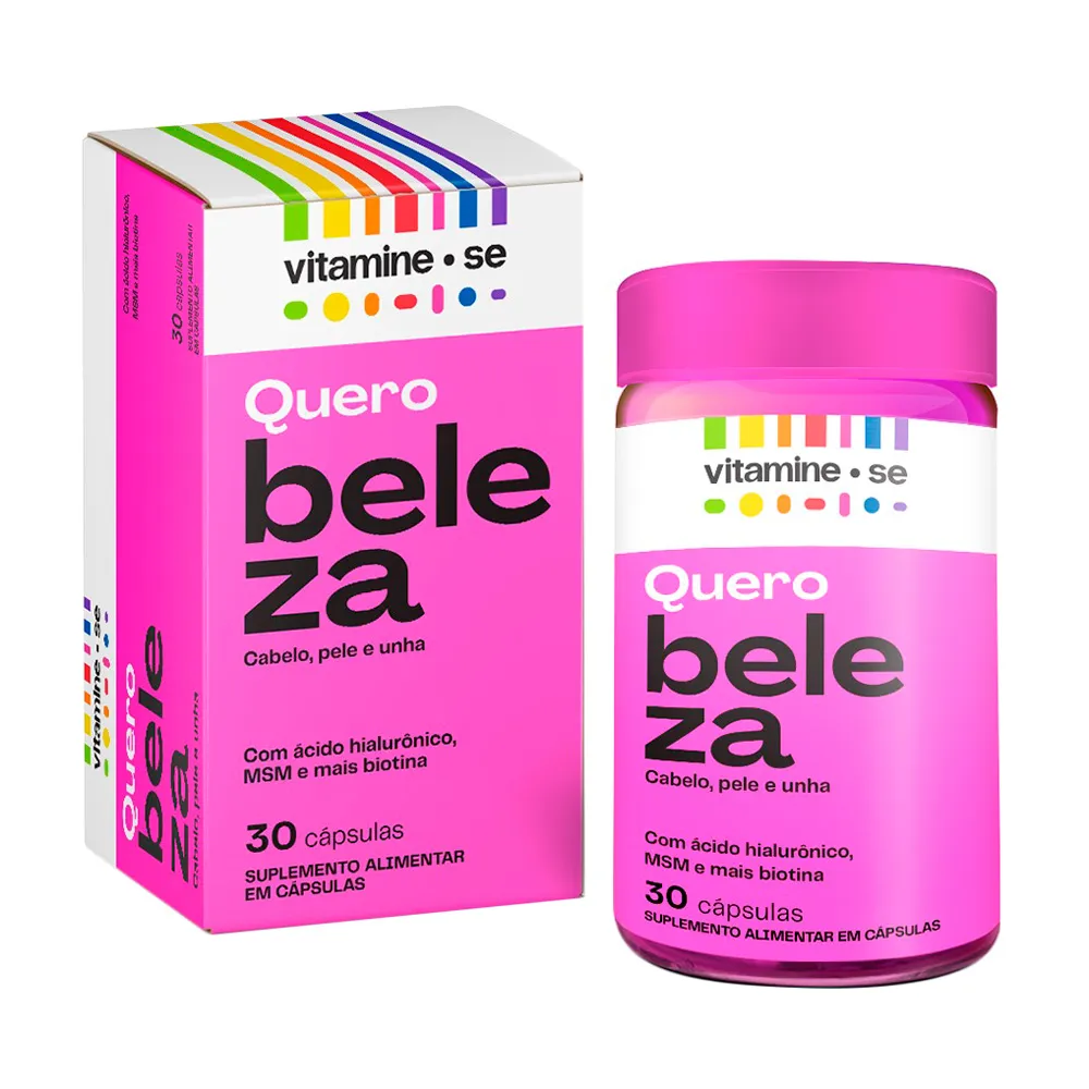 Vitamine-se Quero Beleza Cabelo, Pele e Unha com 30 Cápsulas