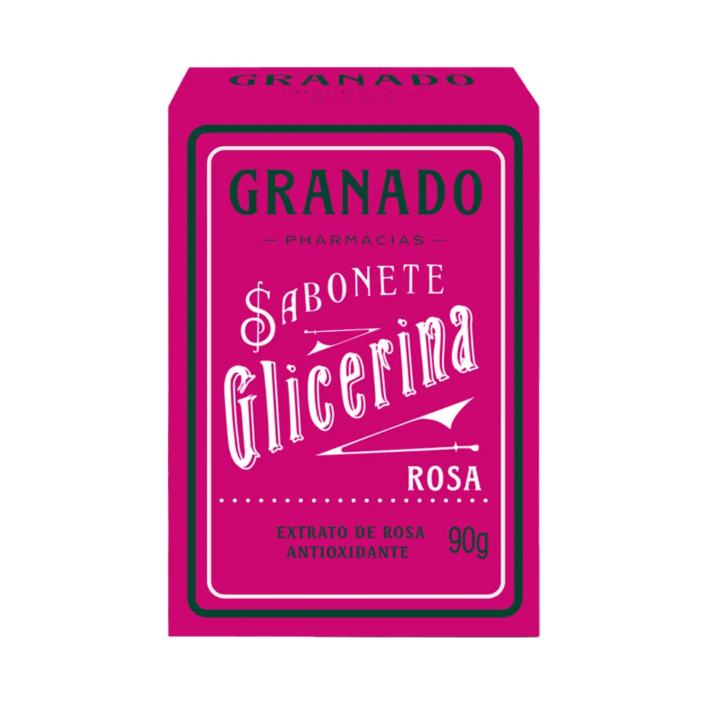 Sabonete em Barra de Glicerina Granado Rosa 90g_1