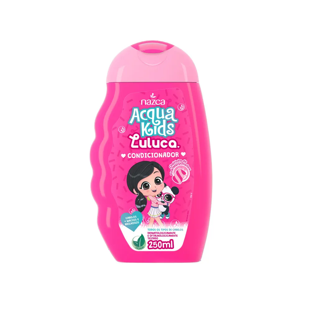 Condicionador Acqua Kids Luluca Cheirinho de Pink Marshmallow 250ml