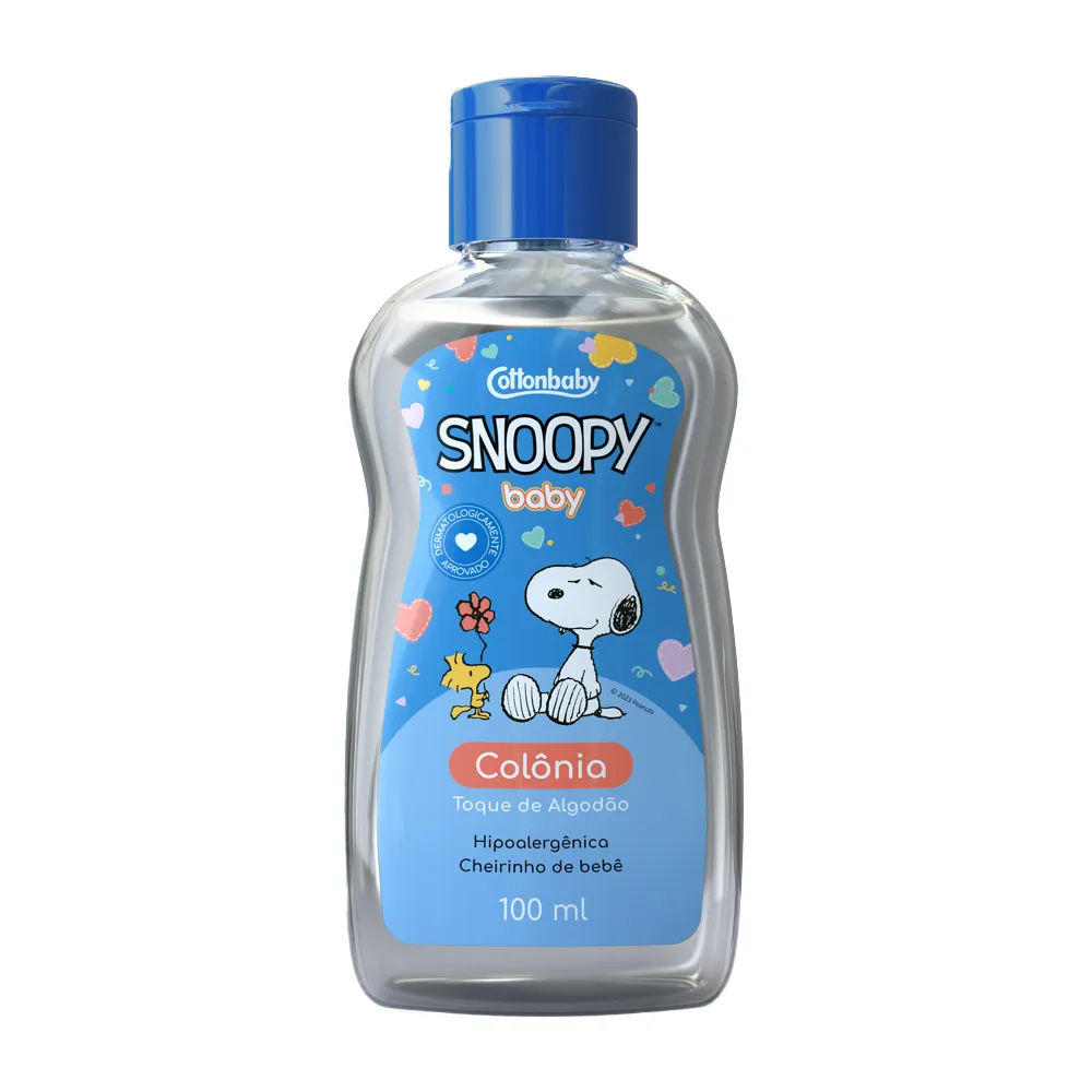 Colônia Cottonbaby Snoopy Baby Toque de Algodão 100ml