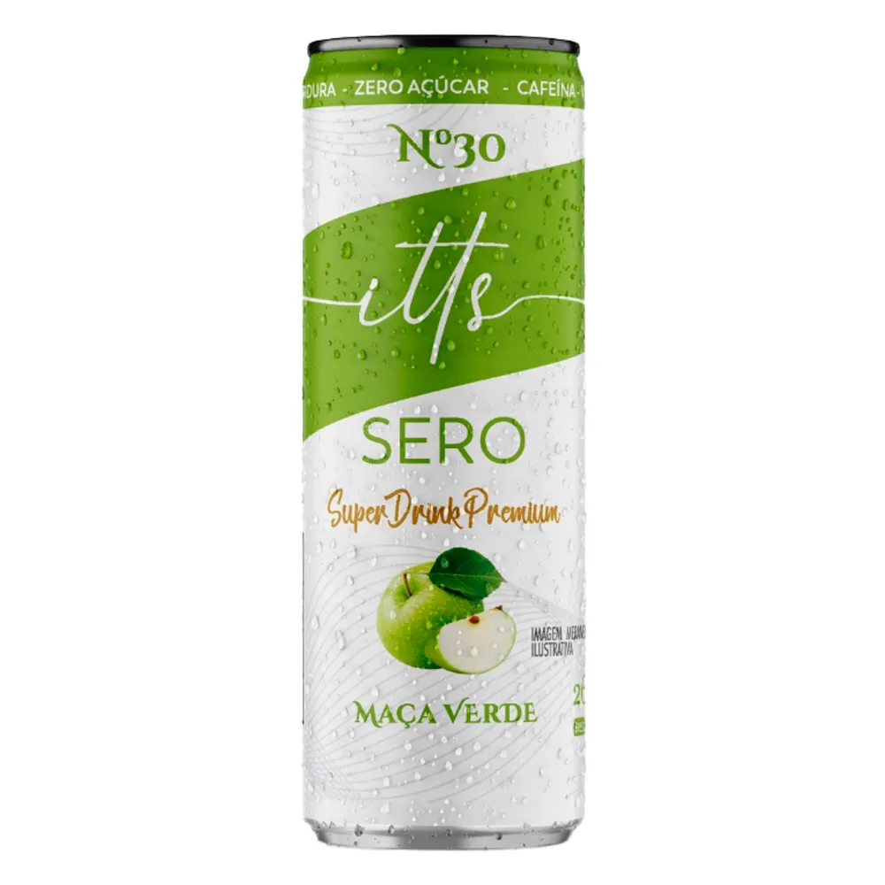 Energético Itts Sero Super Drink Premium Sabor Maçã Verde 269ml