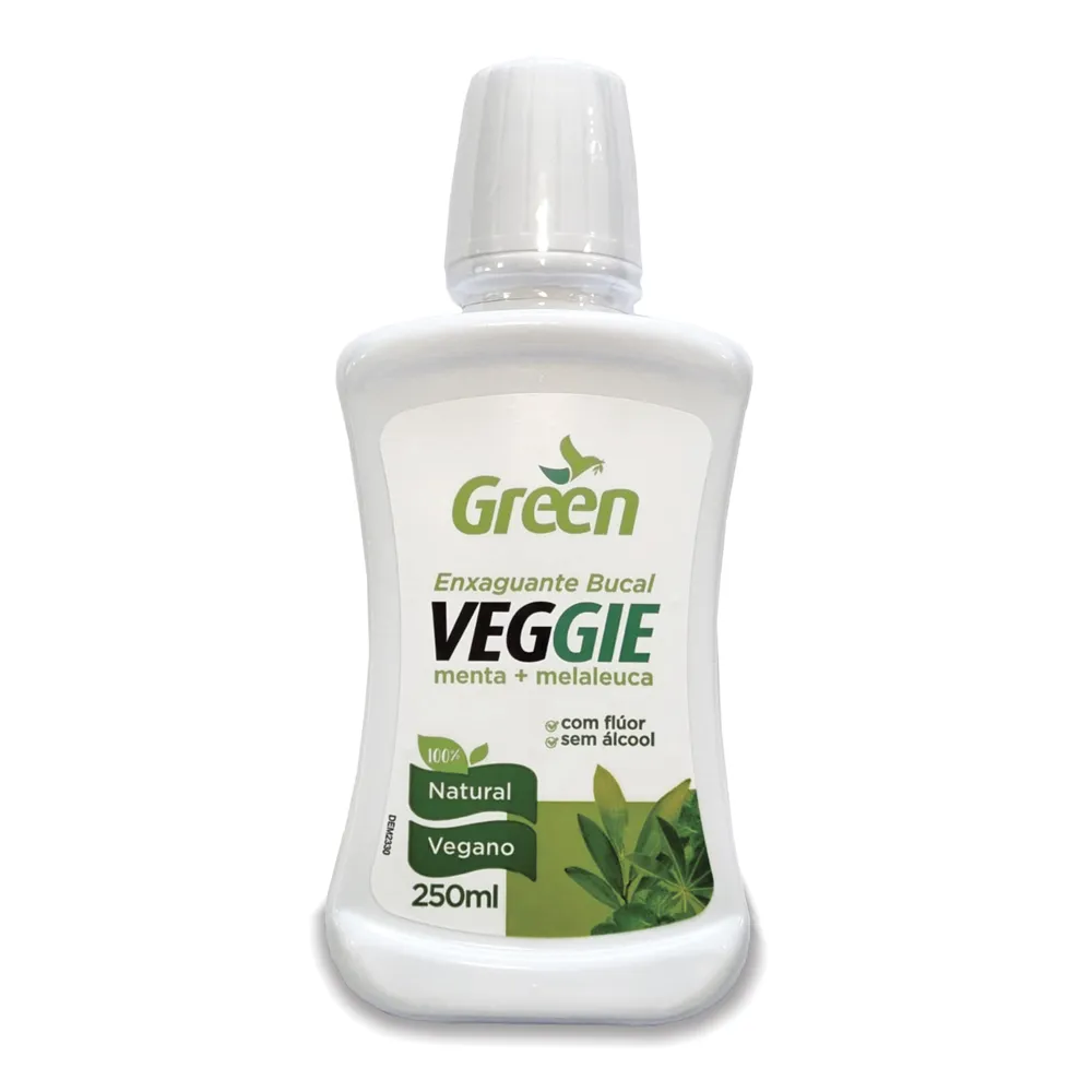 Enxaguante Bucal Greenn Veggie Menta + Malecula 250ml