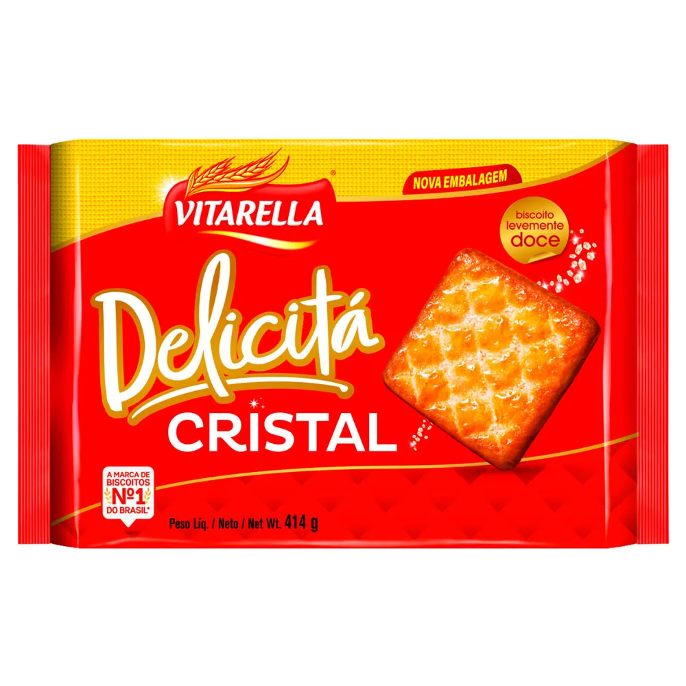 Biscoito Vitarella Delicitá Cristal 414g