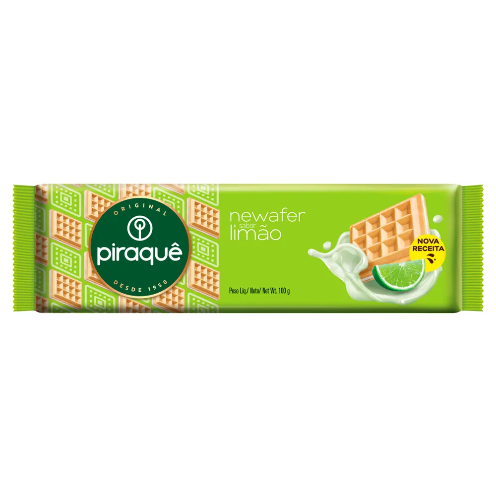 Biscoito Piraquê Newafer Sabor Limão 100g