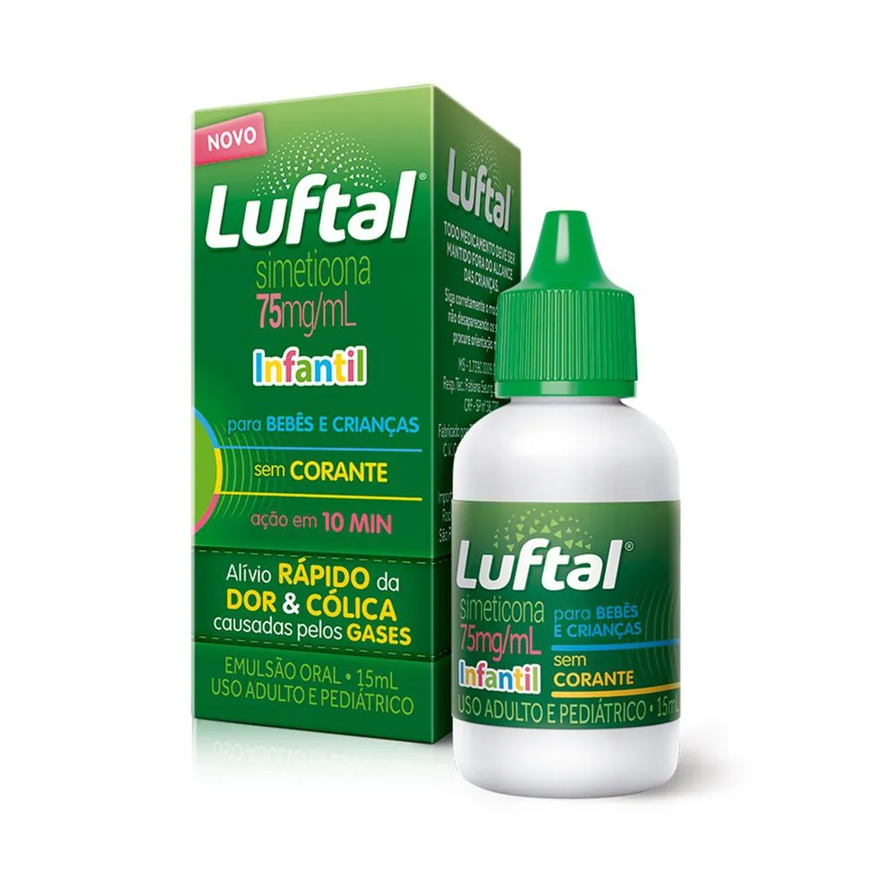 Luftal Intantil Gotas Simeticona 75mg/ml 15ml