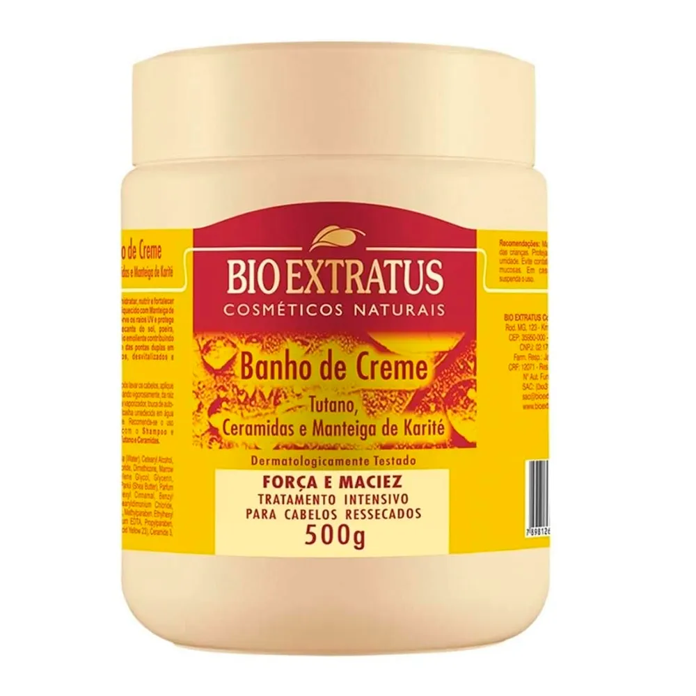 Creme de Tratamento Bio Extratus Tutano, Ceramidas e Manteiga de Karité 500g