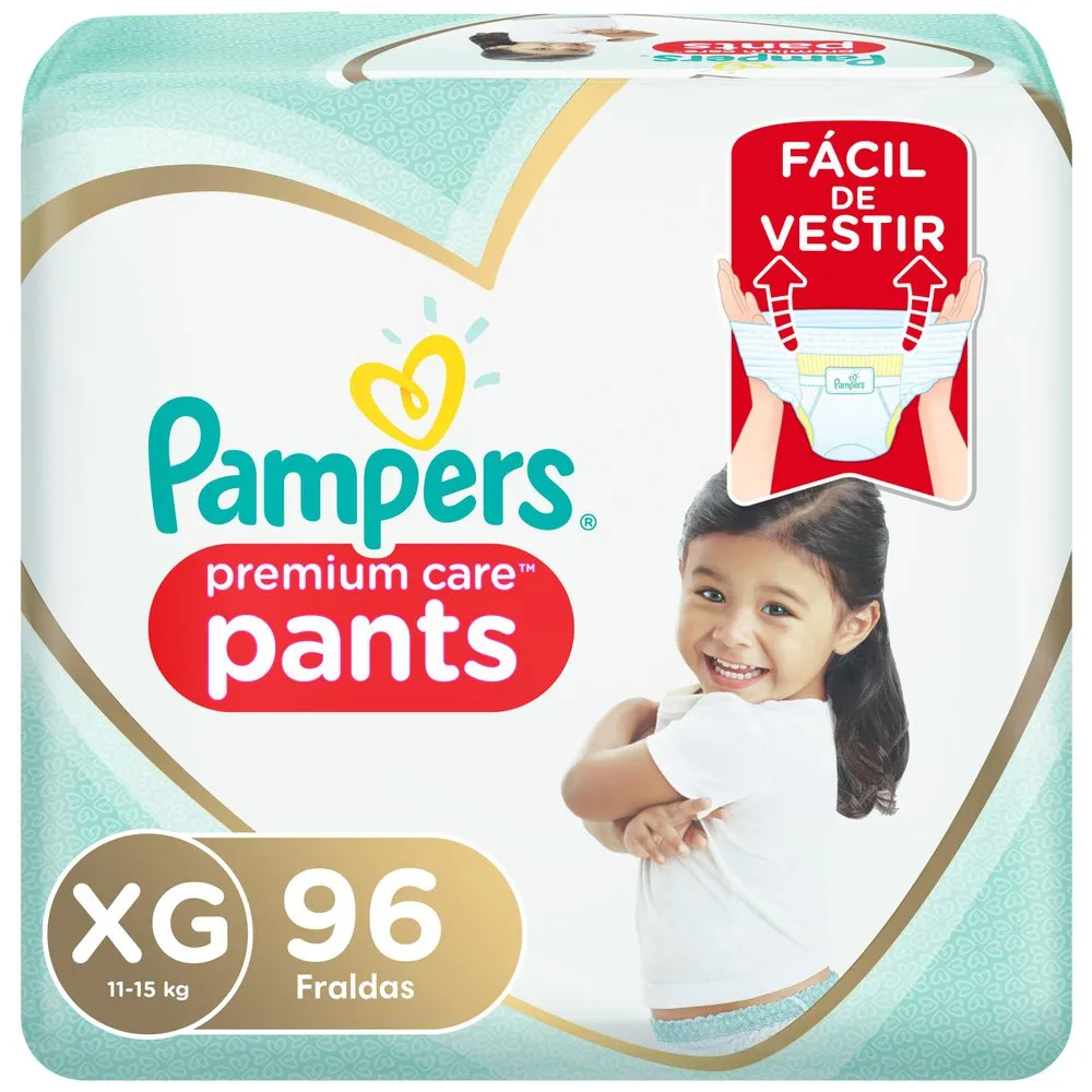 Fralda Pampers Pants Premium Care XG 96 Unidades