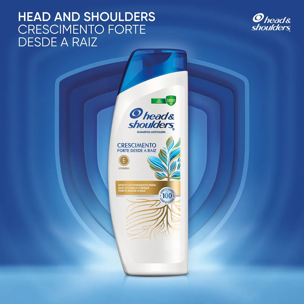 Shampoo Crescimento Forte Head & Shoulders Vitamina E 200ml