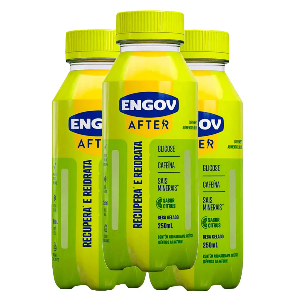 Bebida Engov After Citrus 250ml | Kit com três unidades