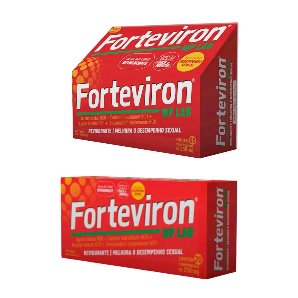 Kit 1 Forteviron WP Lab com 60 Comprimidos - Drogaria Araujo