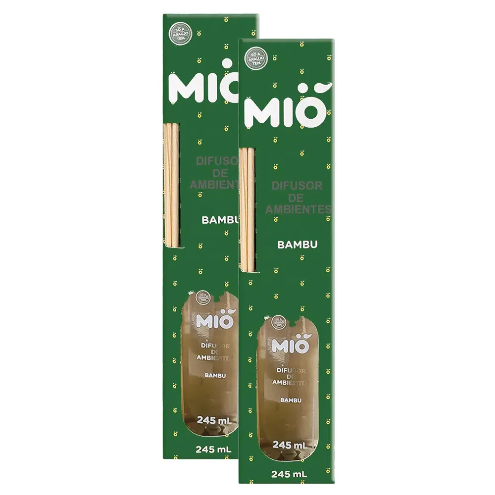 Kit 2 Difusor de Ambiente Mió Bambu 245ml