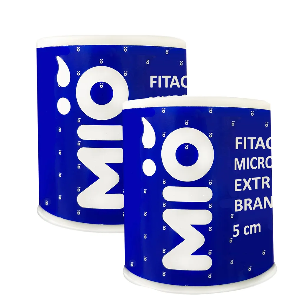 Fita Cirúrgica Microporosa Mió Extra Flexível Branca 5cm X 4,5m 1 Unidade | Kit com duas unidades