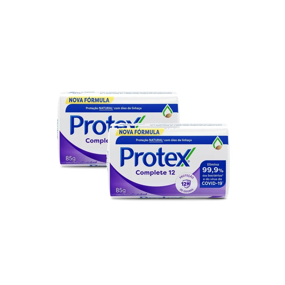 Kit 2 Sabonete Protex Complete 12 85g - Drogaria Araujo