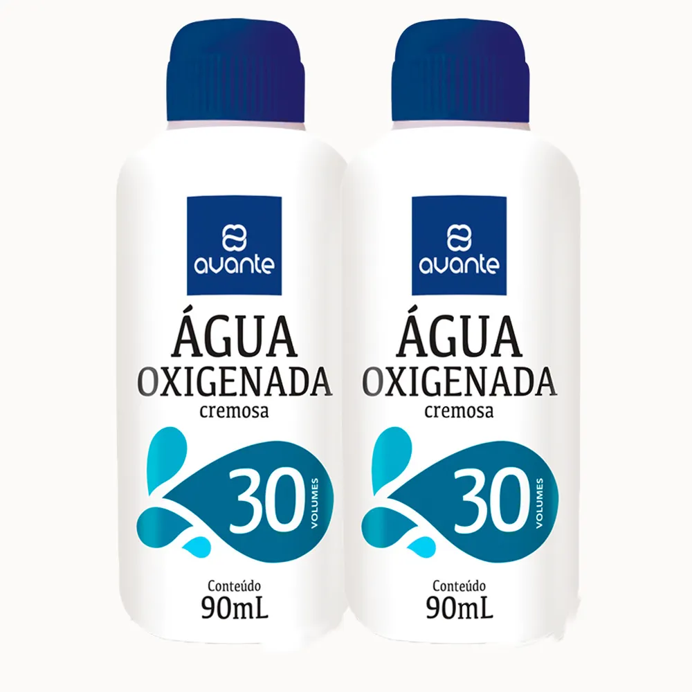 Kit 2 Água Oxigenada Cremosa Avante 30 Volumes 90ml